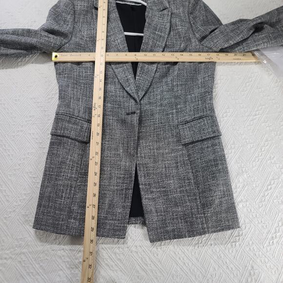 White House Black Market tweed womens blazer Sz 6 Twee Career Polished Boardroom - Picture 9 of 13